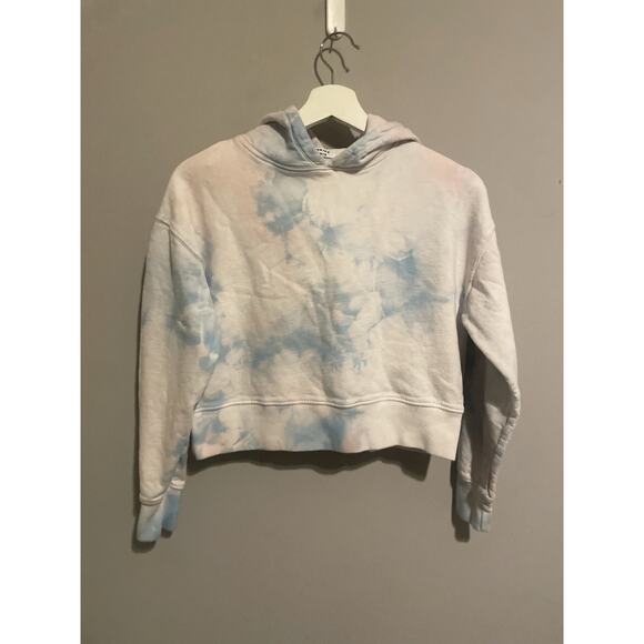 Frankies Bikinis set Cropped XS Hoodie Pullover Tie-Dye And Size Small Joggers - Picture 1 of 13